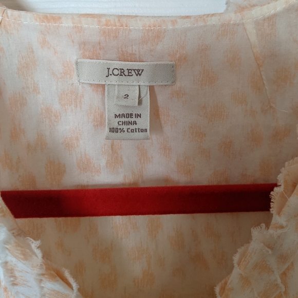 JCrew Sleeveless Ruffle Front Blouse - Picture 4 of 4